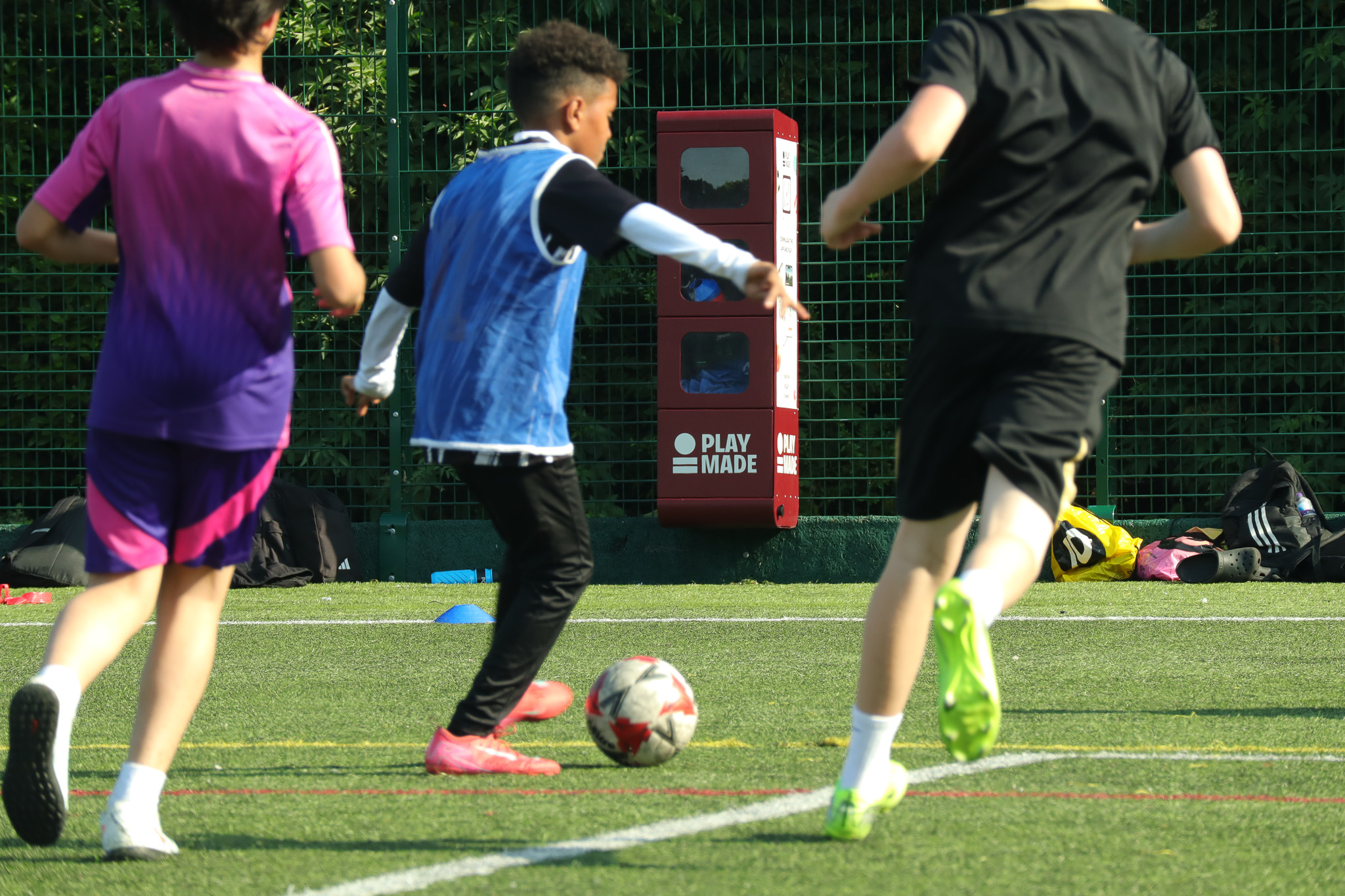 Play Made kiosk with sports activity